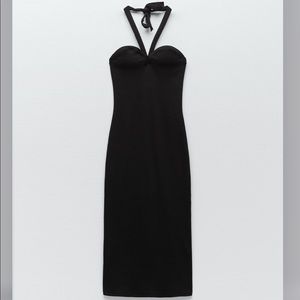 ZARA Sweetheart Neckline Knit Dress  [LAST ONE]